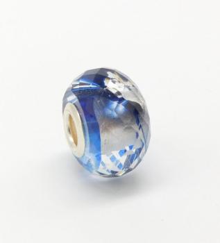 Blue/crystal glitter glass  - EdelELB